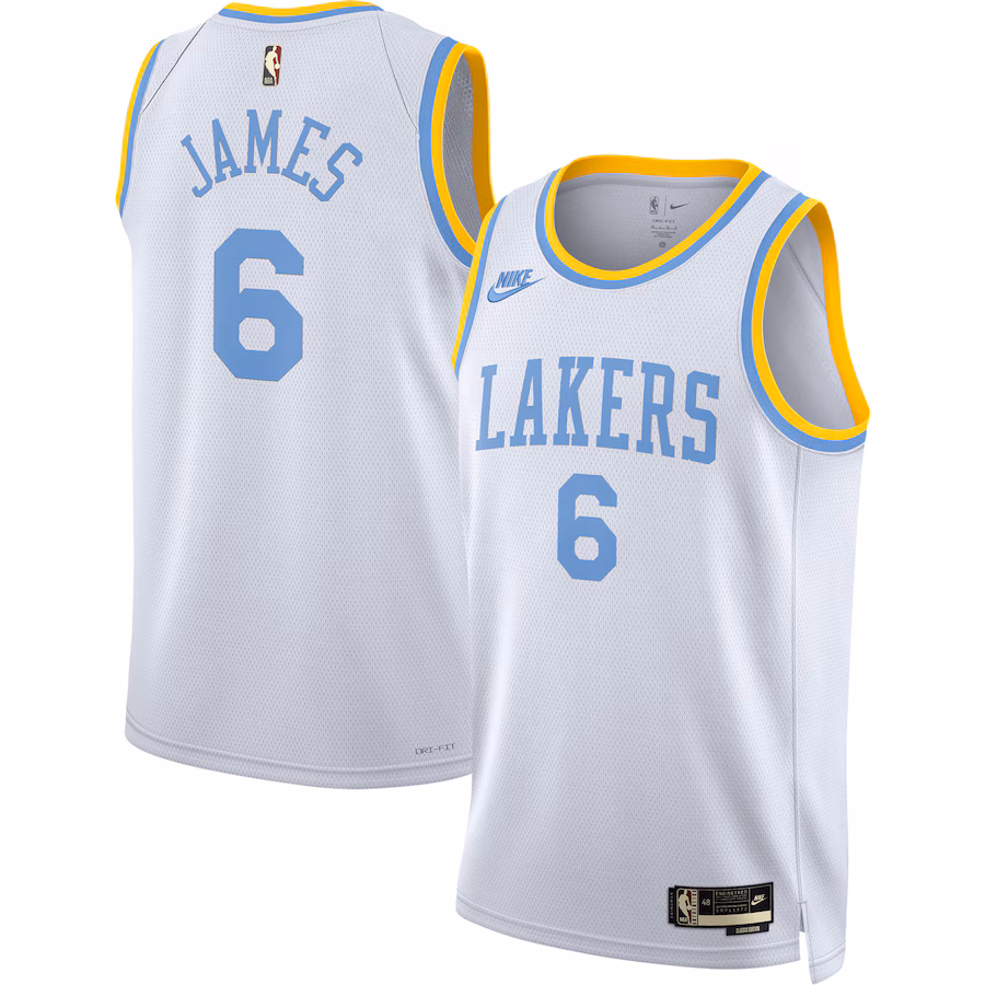 LeBron James, Los Angeles Lakers, Classic Edition, White