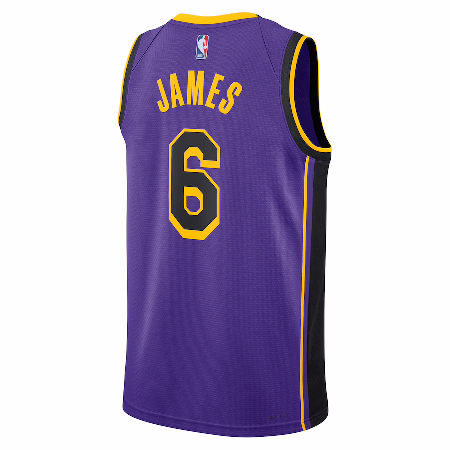 LeBron James, Los Angeles Lakers, Unisex, Statement Edition, Purple