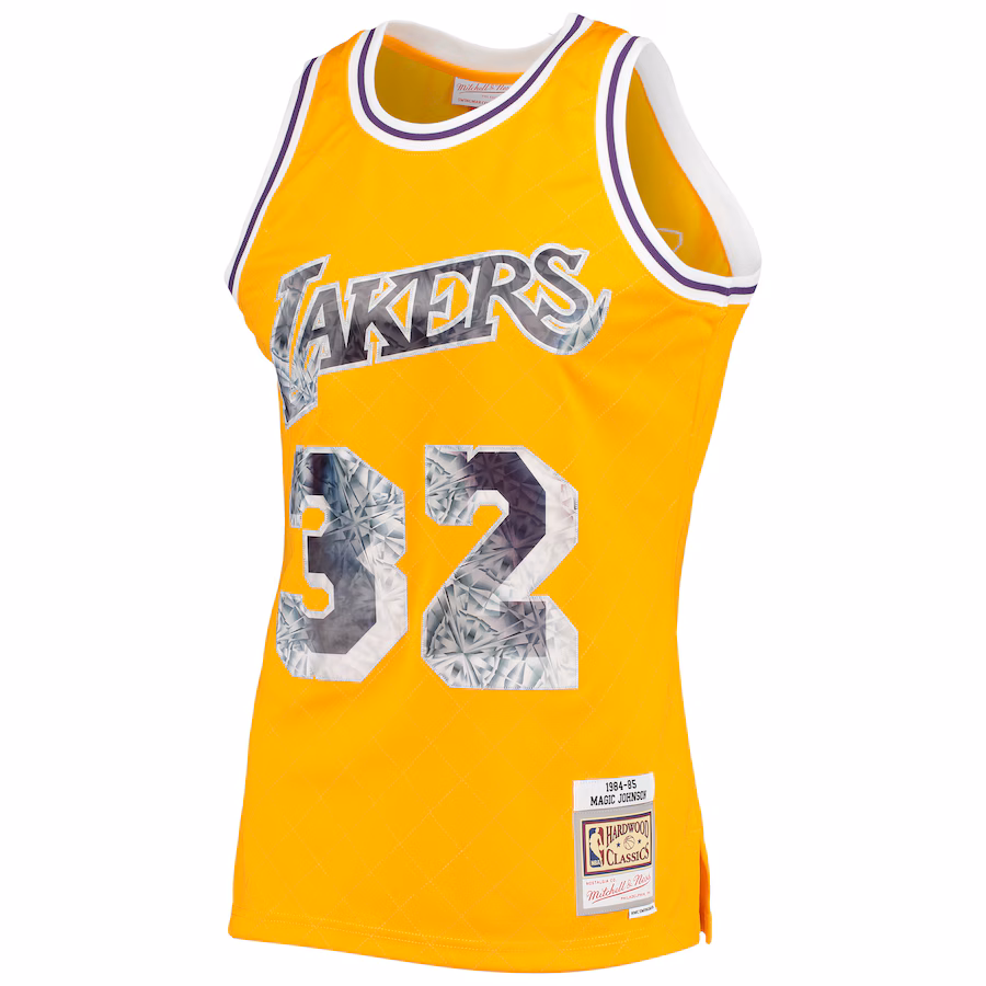 Magic Johnson Lakers Mitchell & Ness 75th Anniversary Diamond Edition 1984/85 Jersey