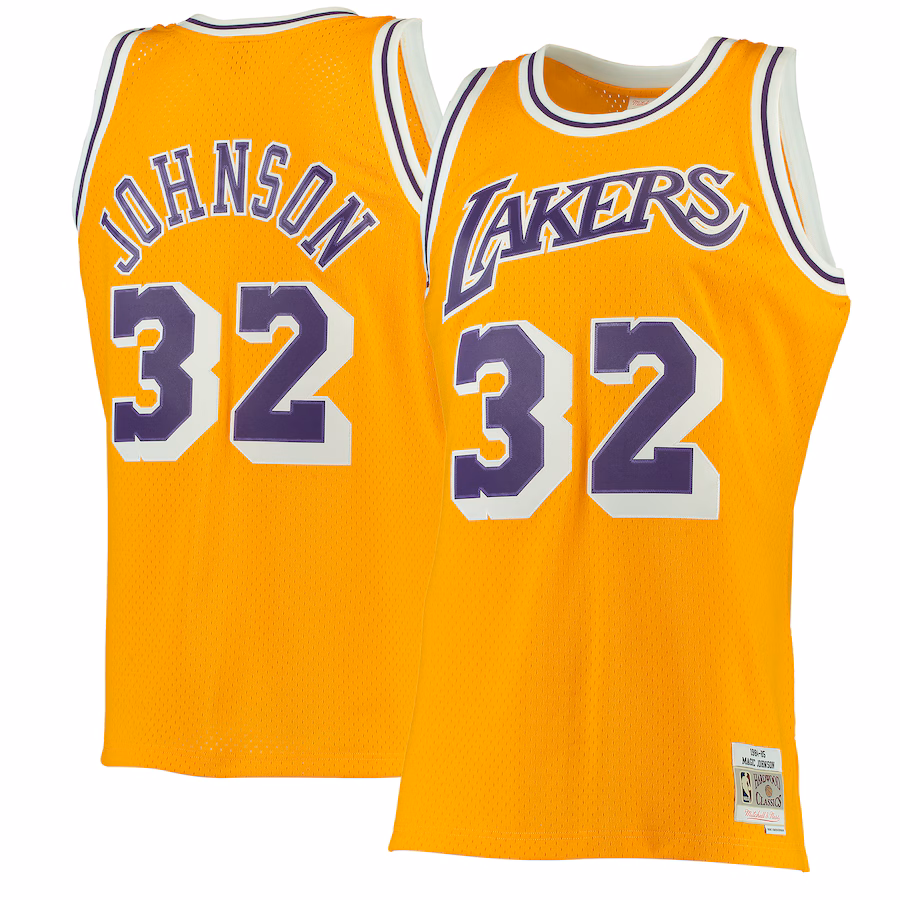 Magic Johnson, Los Angeles Lakers, 1984/85 Hardwood Classics, Gold
