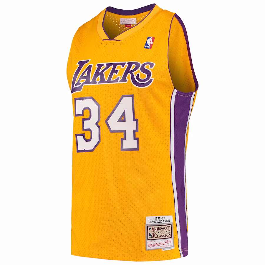 Shaquille O'Neal, Los Angeles Lakers, Hardwood Classics, Gold