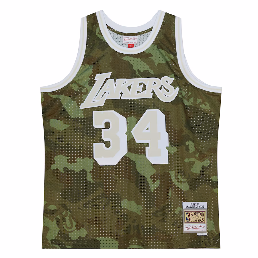 Shaquille O'Neal, Los Angeles Lakers, 1996/97 Verde Fantasma Camo