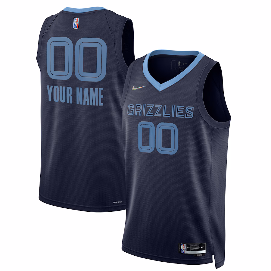 Memphis Grizzlies 2021/22 Icon Edition, Navy Blue