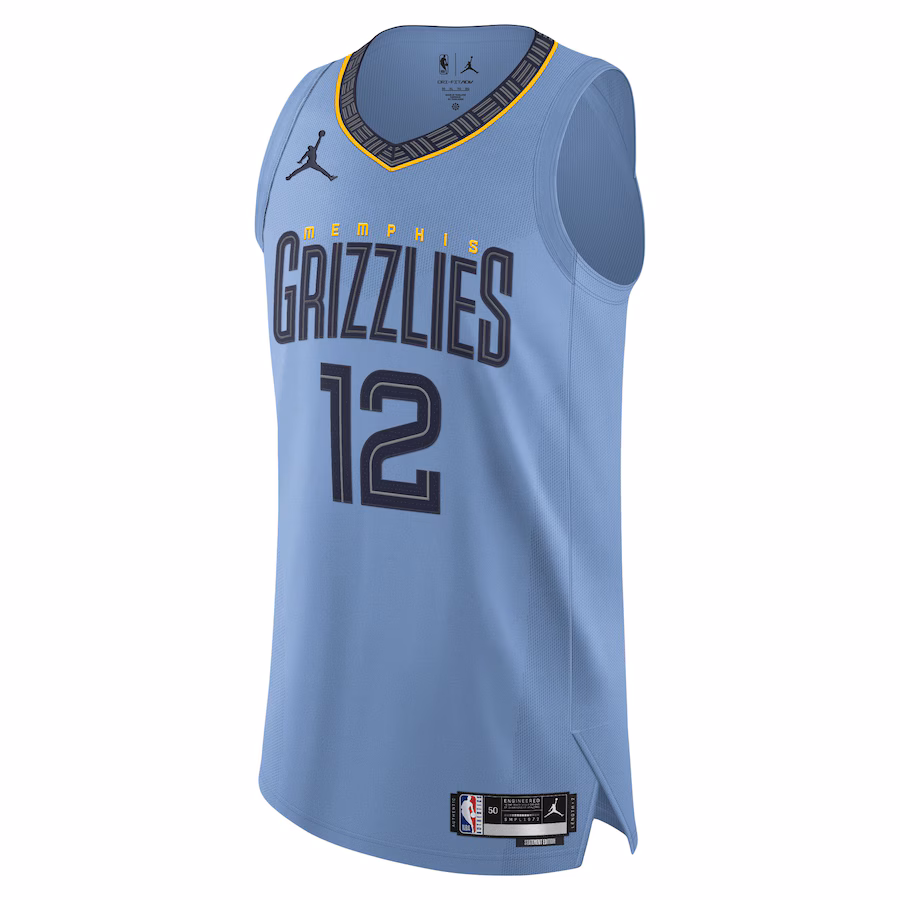 Ja Morant, Memphis Grizzlies, Statement-Edition, Hellblau