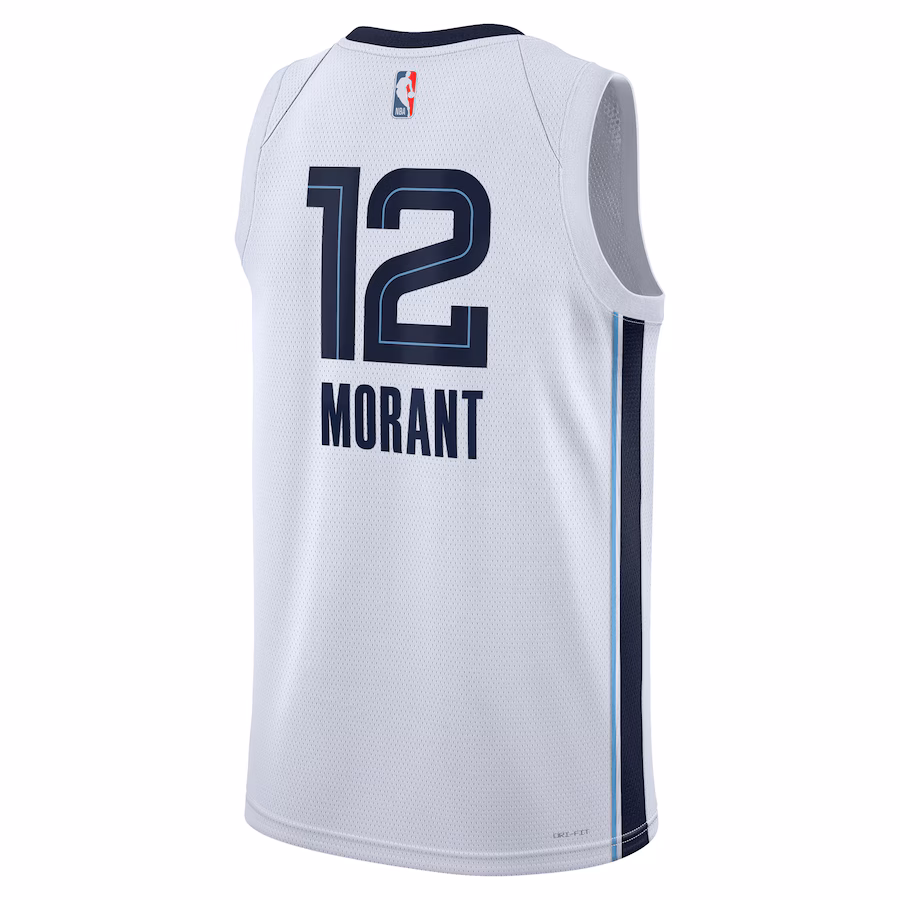 Ja Morant, Memphis Grizzlies, Association-Edition, Weiß