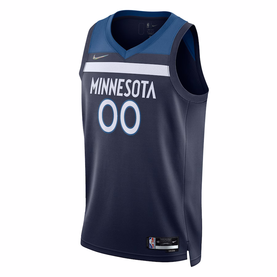 Minnesota Timberwolves 2021/22 Édition Icône, Bleu Marine