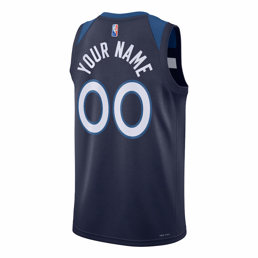 Minnesota Timberwolves 2021/22 Édition Icône, Bleu Marine