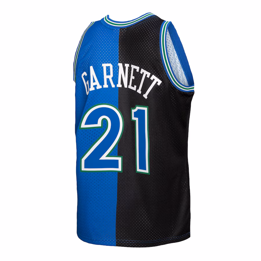 Jersey azul de Kevin Garnett de los Minnesota Timberwolves en 1995-96