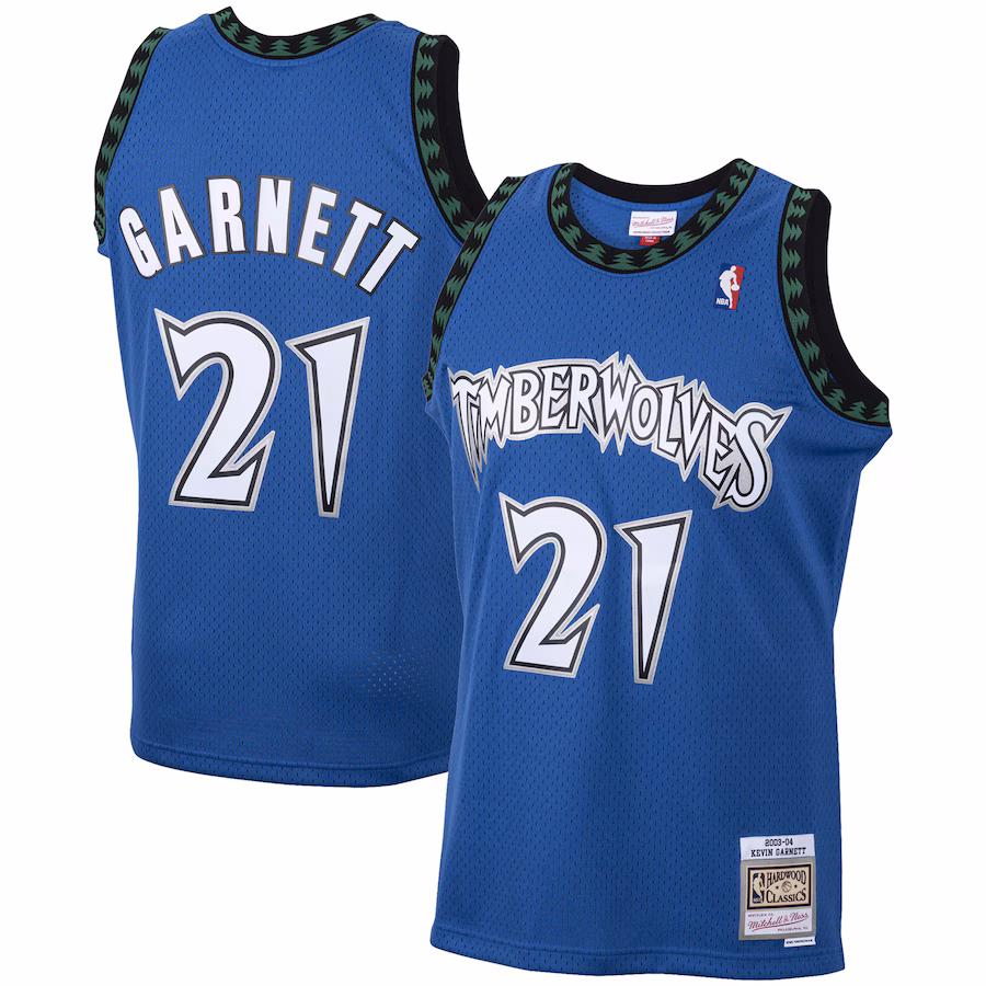 Kevin Garnett, Minnesota Timberwolves, 2003-04, Blu