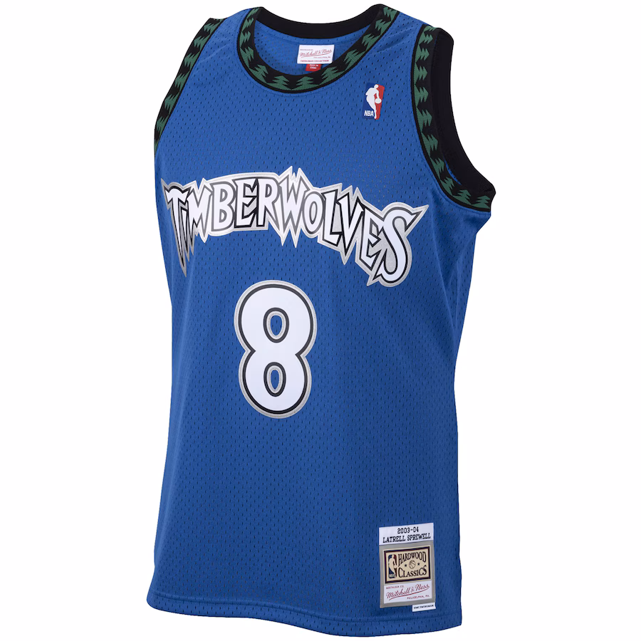Latrell Sprewell, Minnesota Timberwolves, 2003-04, Blue