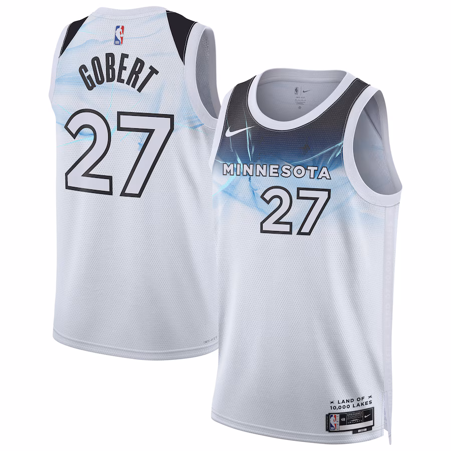 Rudy Gobert Minnesota Timberwolves Jordan Brand 2024/25 City Edition Jersey