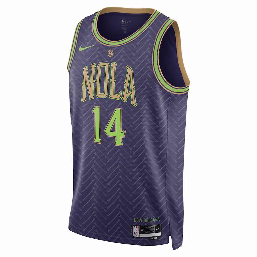 Brandon Ingram, New Orleans Pelicans, City Edition 2024/25, Lila