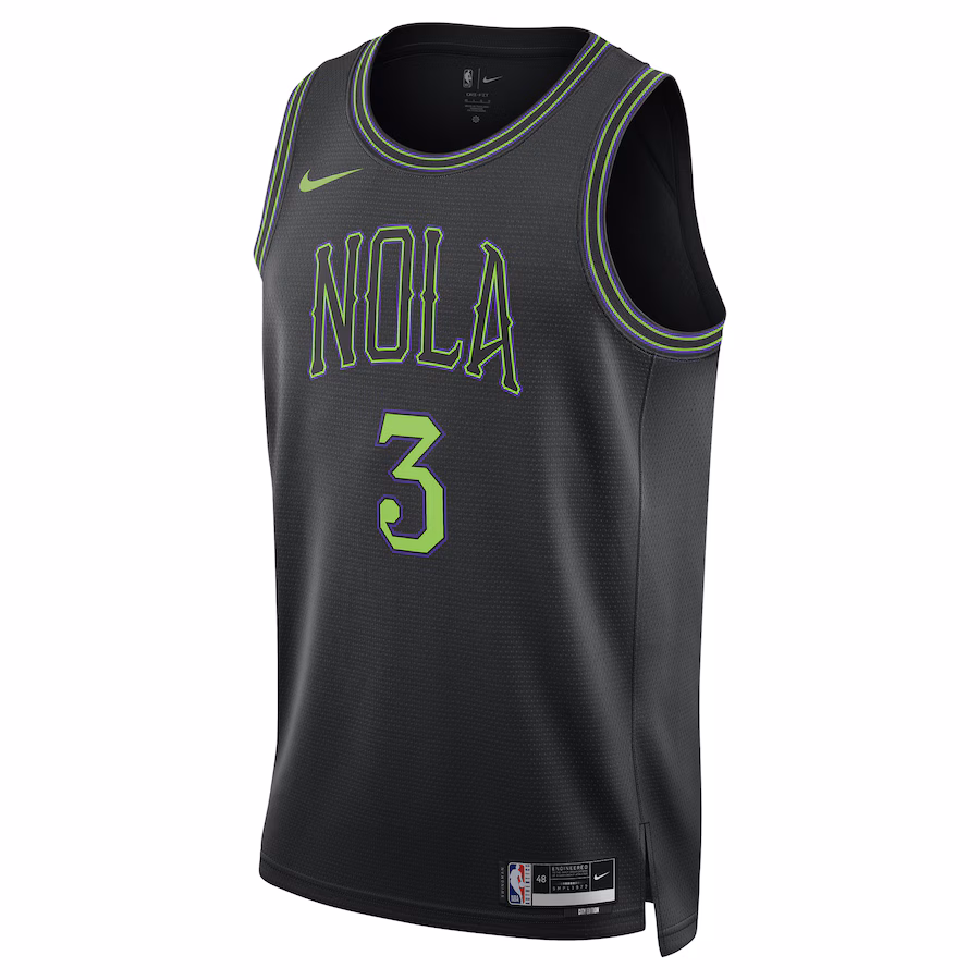 CJ McCollum, New Orleans Pelicans, Saison 2023/24, Édition City, Noir