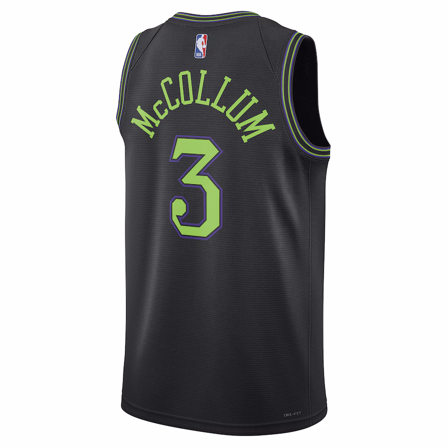 CJ McCollum, New Orleans Pelicans, Saison 2023/24, Édition City, Noir