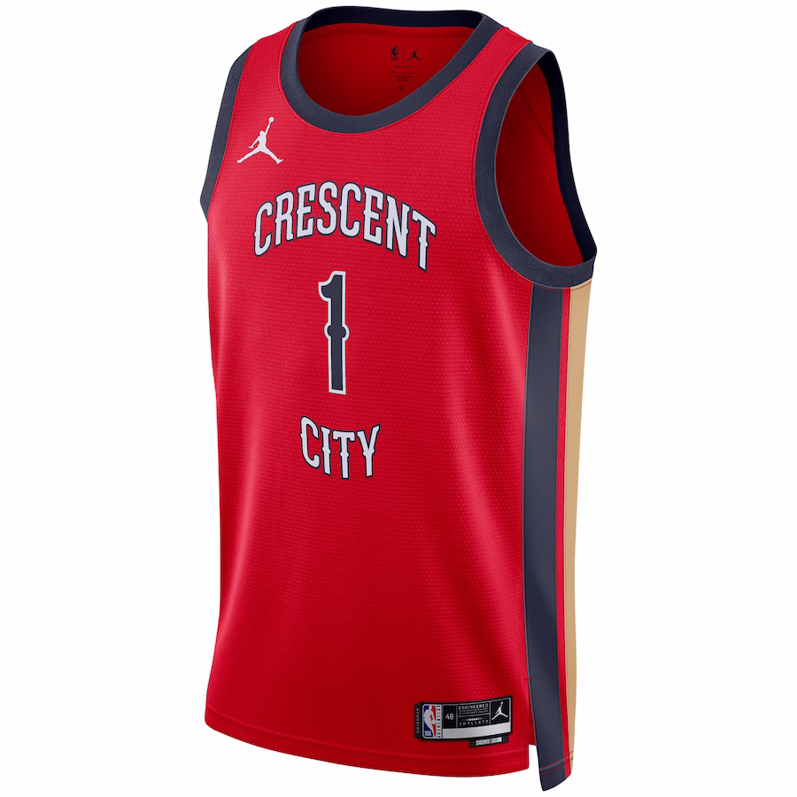 Zion Williamson, New Orleans Pelicans, Statement Edition, Red