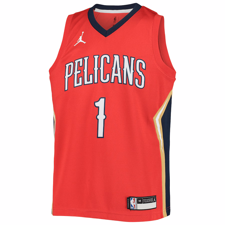 Zion Williamson, New Orleans Pelicans, Édition Statement 2020/21, Rouge
