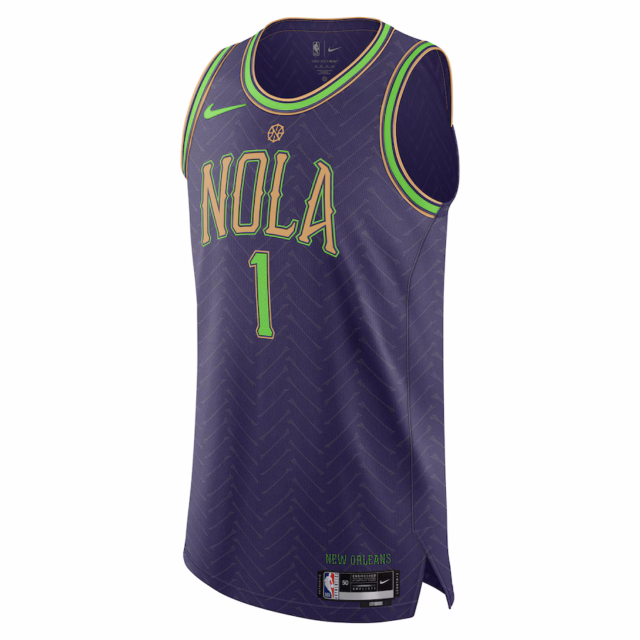 Zion Williamson, New Orleans Pelicans, Édition City 2024/25, Violet