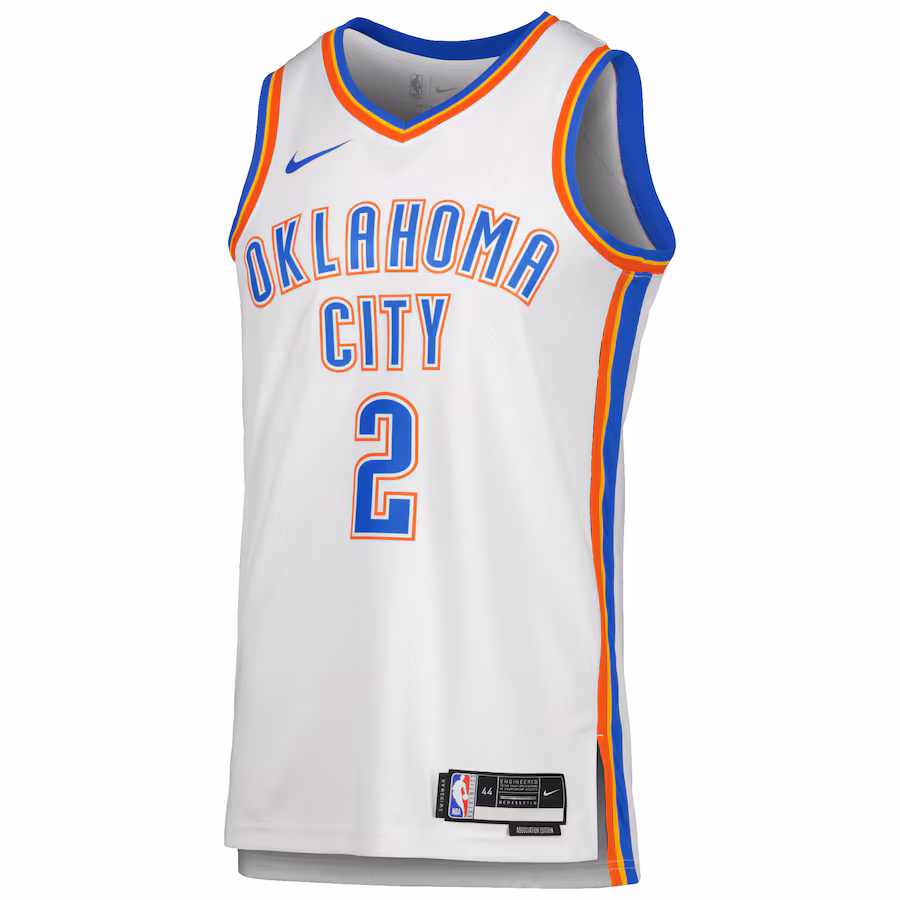Shai Gilgeous-Alexander Oklahoma City Thunder Association Edition, Weiß