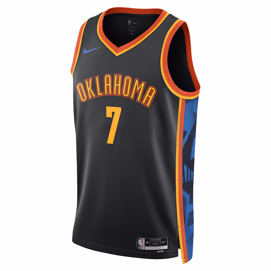Camiseta Chet Holmgren OKC Thunder City Edition 2024/25