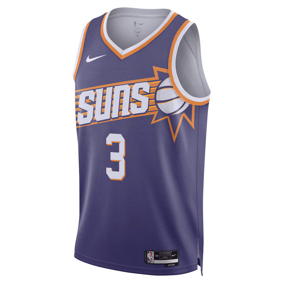 Maglia Swingman Unisex di Bradley Beal per i Phoenix Suns - Edizione Icona - Viola