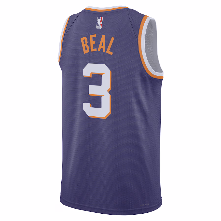 Maglia Swingman Unisex di Bradley Beal per i Phoenix Suns - Edizione Icona - Viola