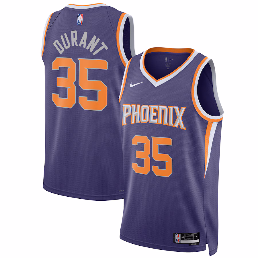 Kevin Durant Phoenix Suns Unisex Swingman Jersey - Icon Edition - Purple