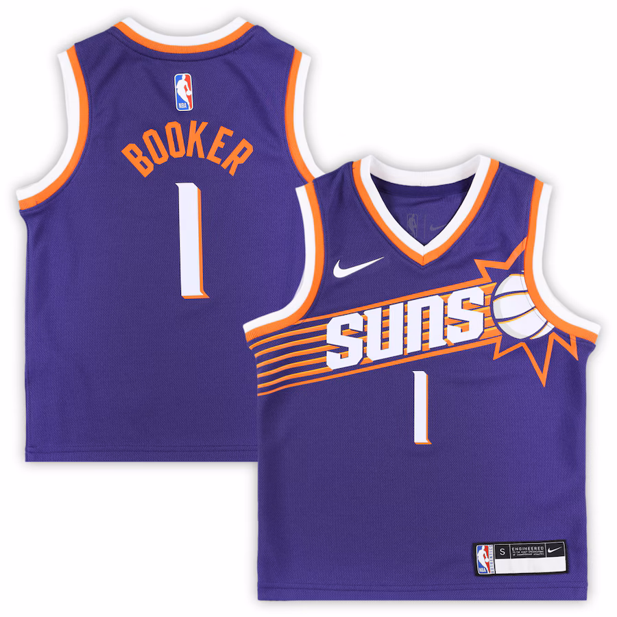 Canotta Devin Booker Phoenix Suns Swingman Bambino (Preschool)