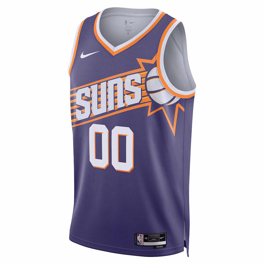 Phoenix Suns Unisex Swingman Custom Jersey - Icon Edition - Purple