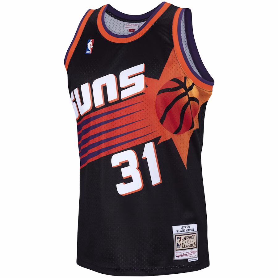 Shawn Marion Phoenix Suns Mitchell & Ness 1999/00 Hardwood Classics Swingman Jersey - Black