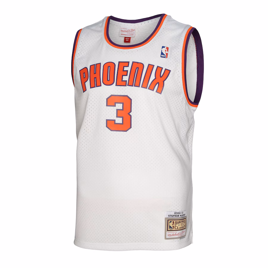 Stephon Marbury Phoenix Suns Mitchell & Ness 2002/03 Hardwood Classics Swingman Jersey