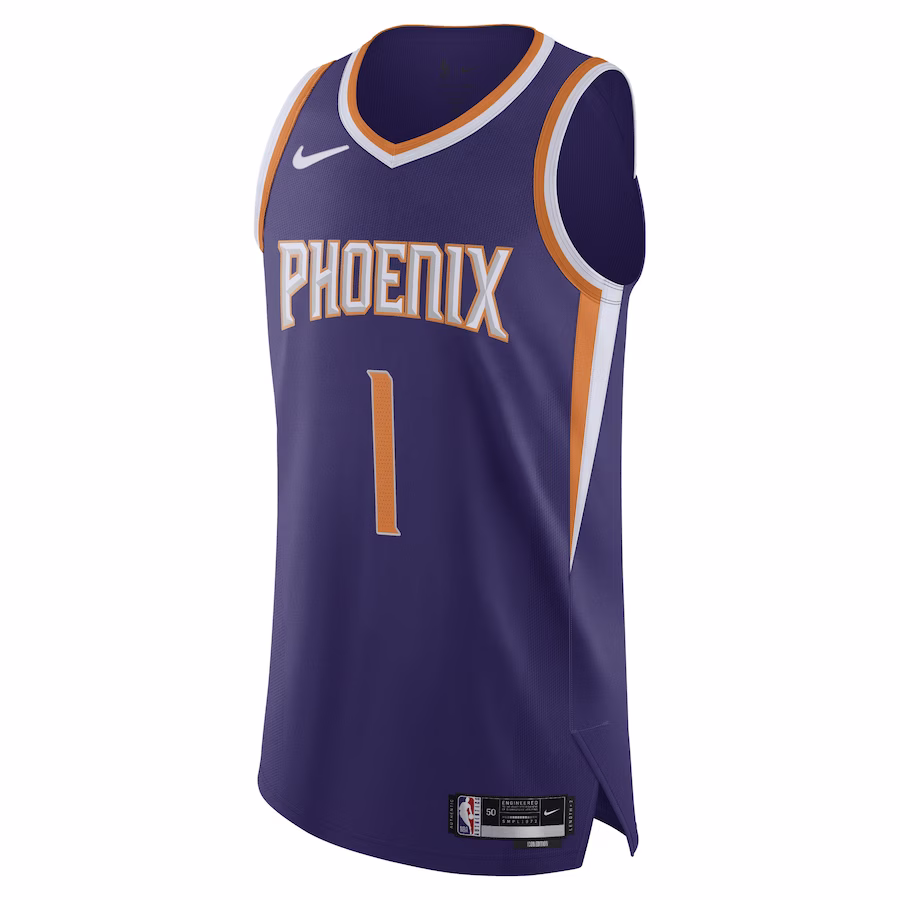 Devin Booker Phoenix Suns Nike Icon Edition Jersey - Purple