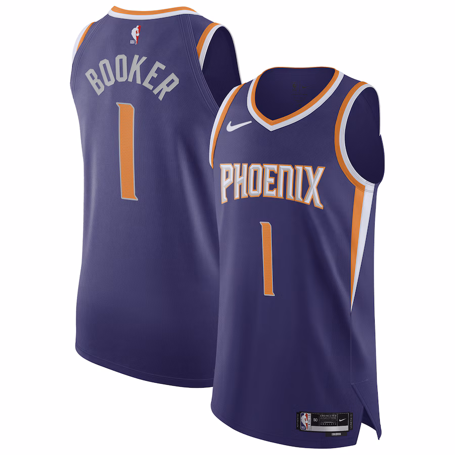 Devin Booker Phoenix Suns Nike Icon Edition Jersey - Purple