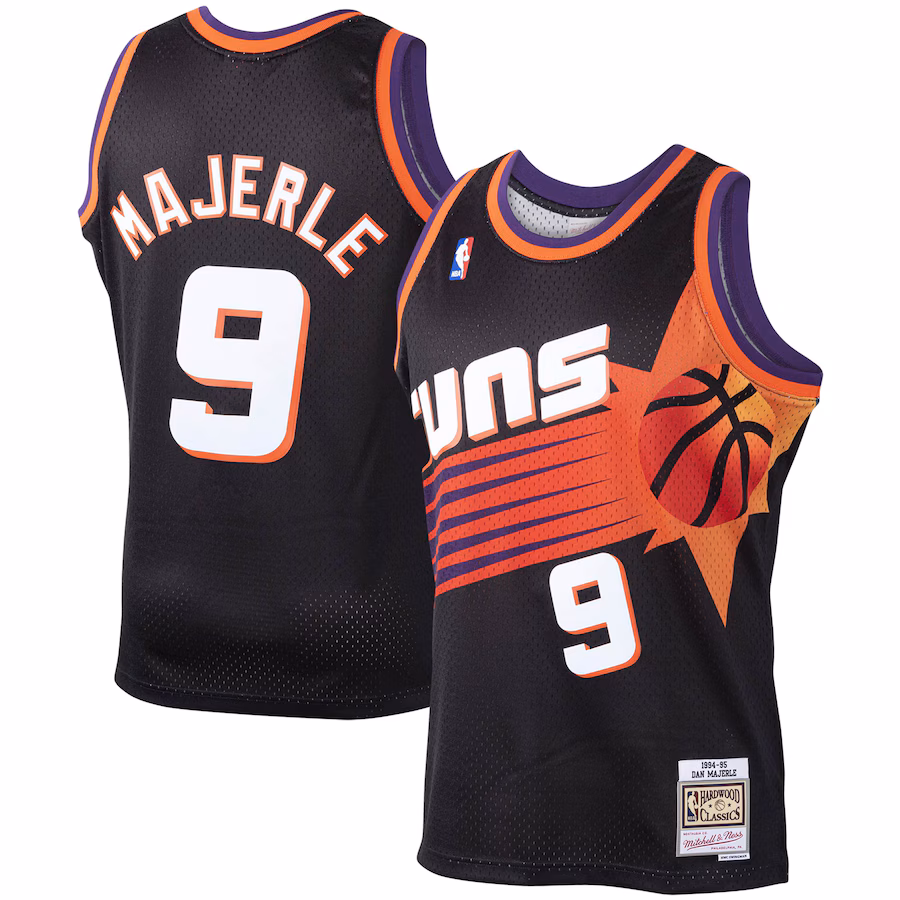 Dan Majerle Phoenix Suns Mitchell & Ness 1994/95 Hardwood Classics Fan Edition Jersey - Black
