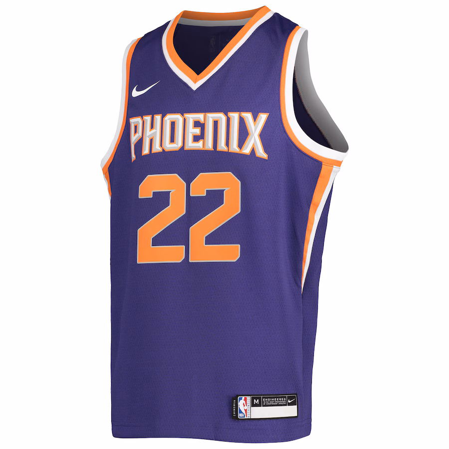 DeAndre Ayton Phoenix Suns Youth Swingman Jersey - Icon Edition - Purple