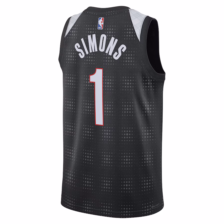 Anfernee Simons, Portland Trail Blazers, edizione città 2024/25, Nero