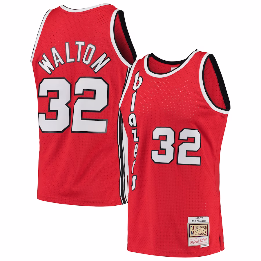 Bill Walton, Portland Trail Blazers, 1976/77 Classic Edition, Red