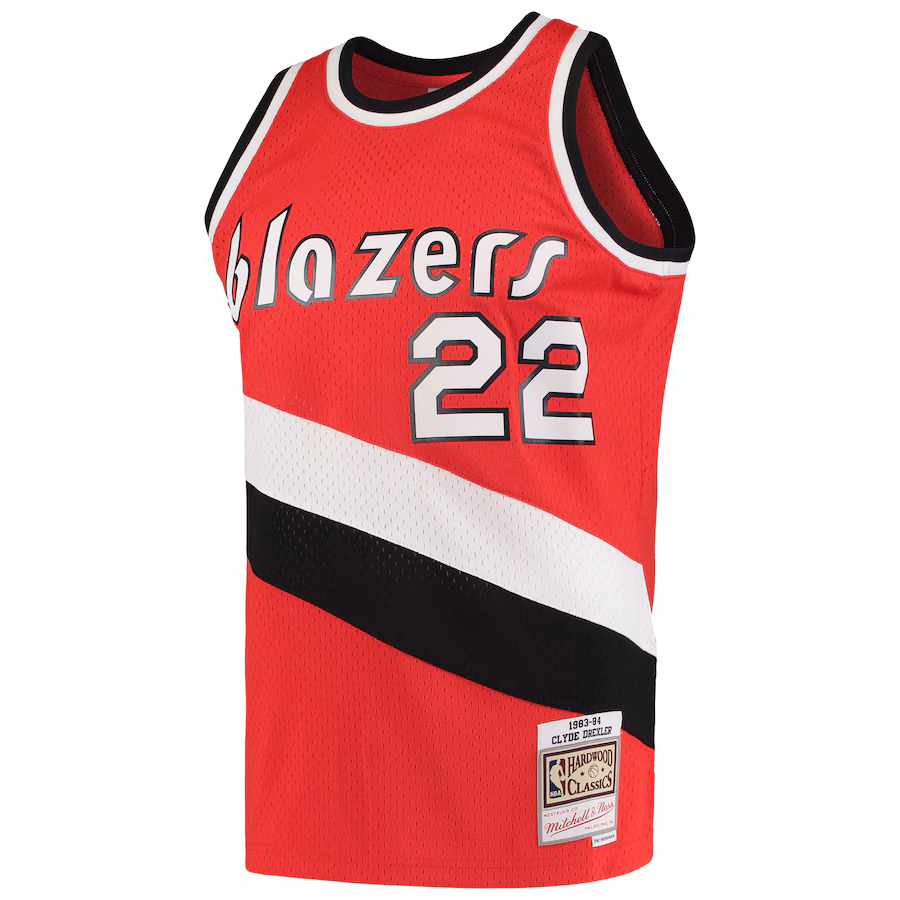 Clyde Drexler, Portland Trail Blazers, Edizione classica 1983/84, Rosso