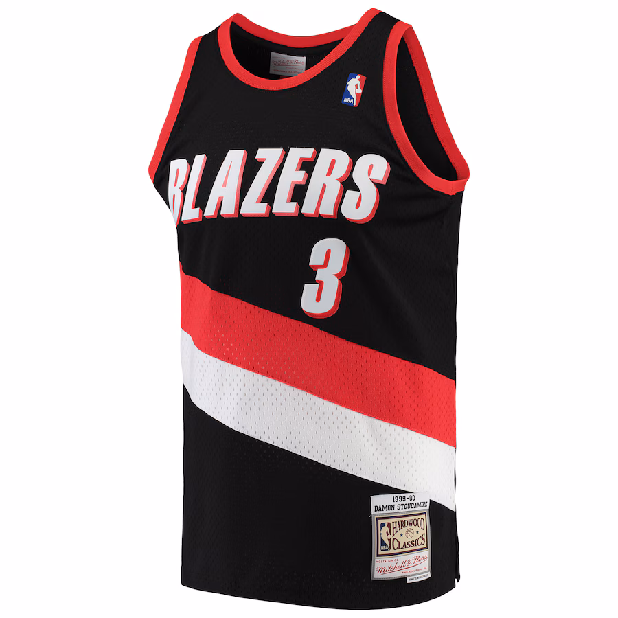 Damon Stoudamire, Portland Trail Blazers, 1999/00, Schwarz