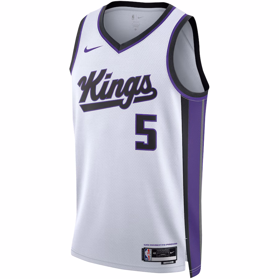 De'Aaron Fox, Sacramento Kings, Association Edition, White