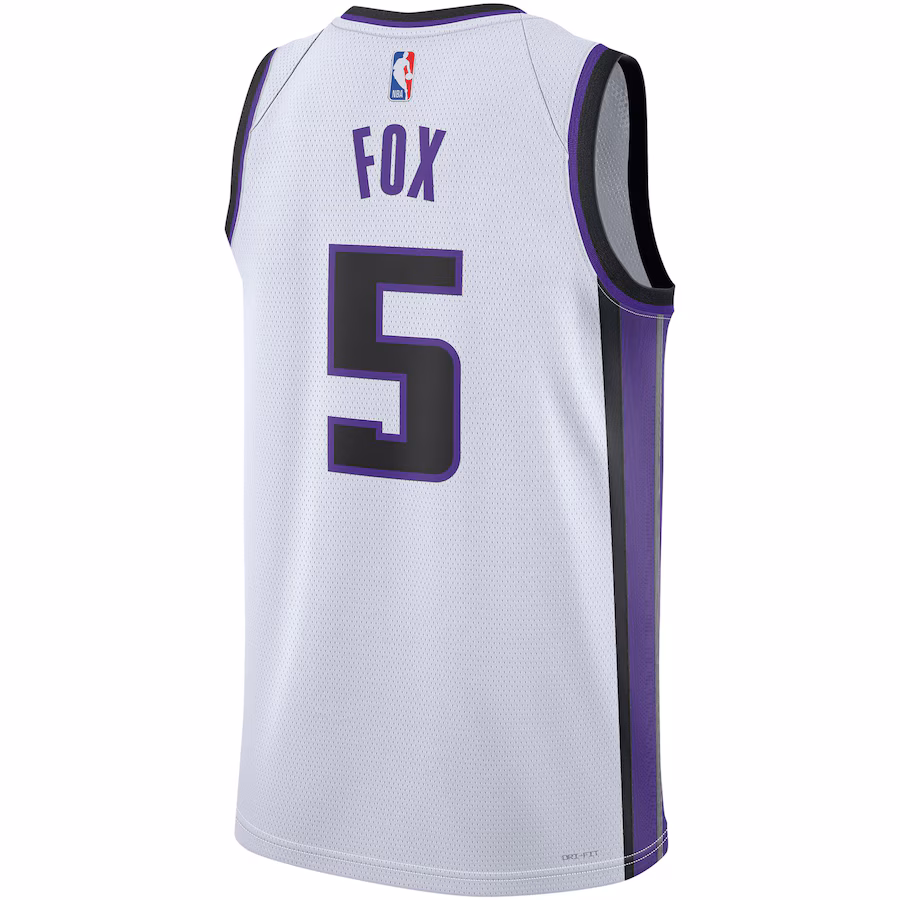 De'Aaron Fox, Sacramento Kings, Association Edition, White