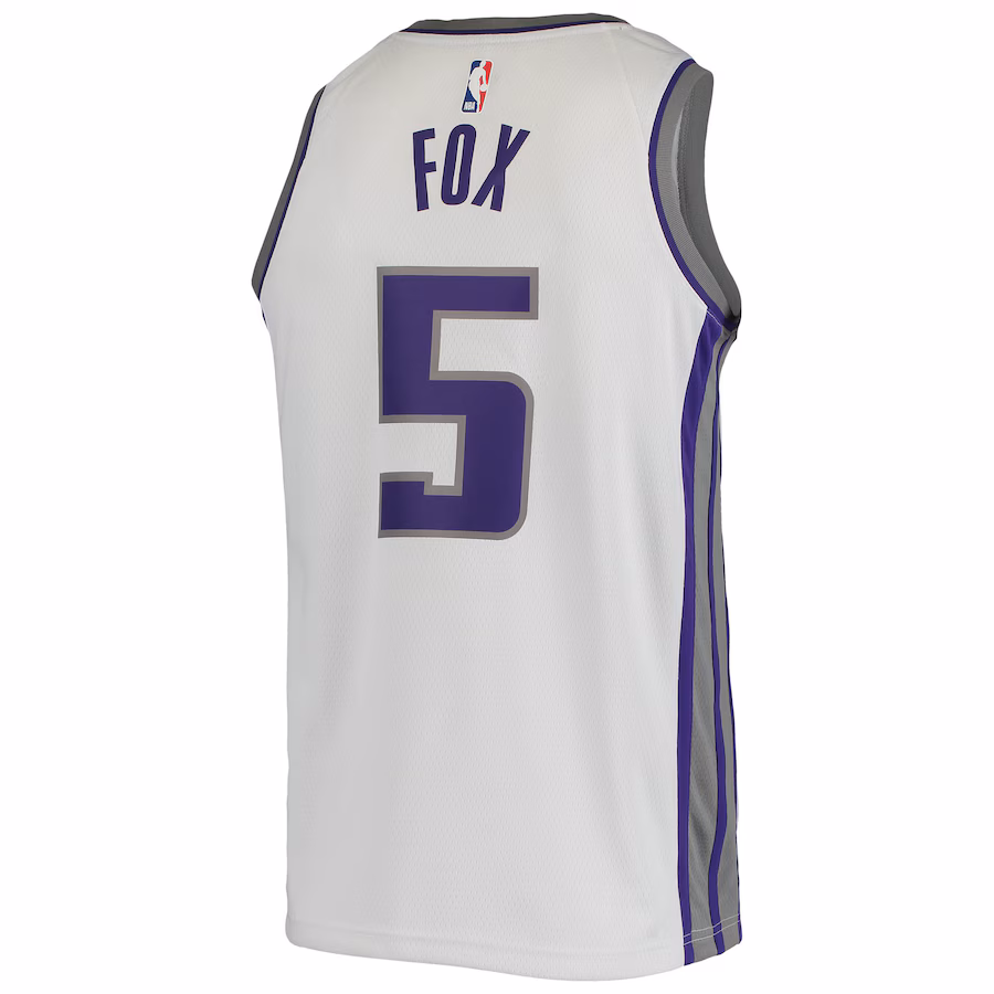 De'Aaron Fox, Sacramento Kings, Association Edition, White
