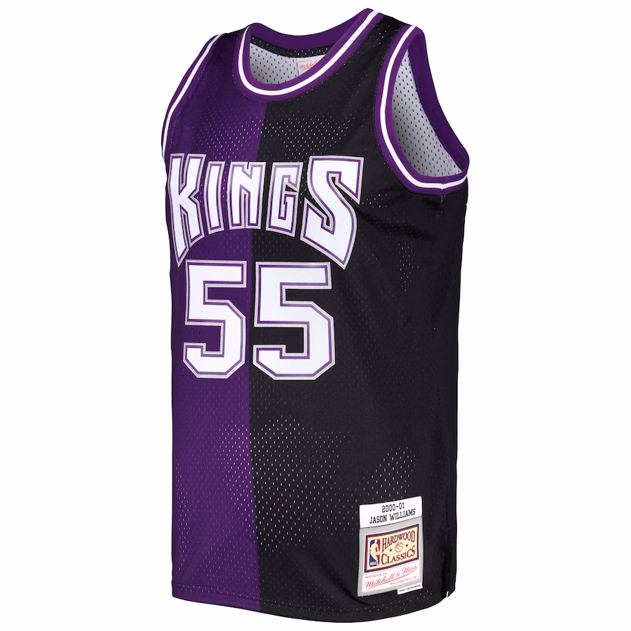 Jason Williams, Sacramento Kings, 2000/01, Purple/Black