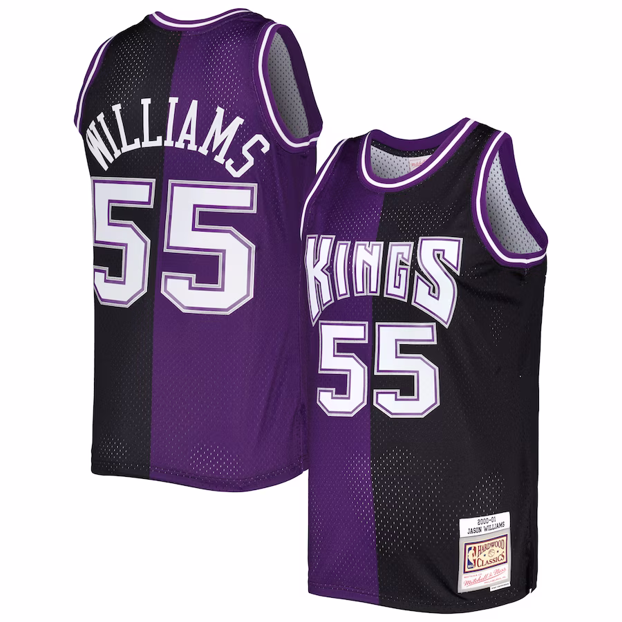 Jason Williams, Sacramento Kings, 2000/01, Purple/Black