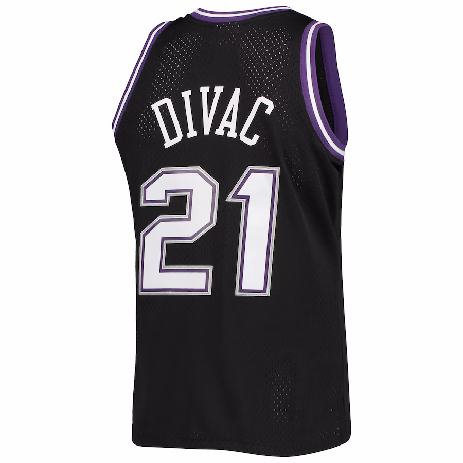 Vlade Divac, Sacramento Kings, 2000/01, Noir