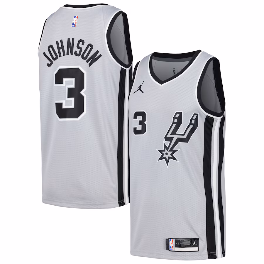 Keldon Johnson, San Antonio Spurs, Statement Edition, Silver