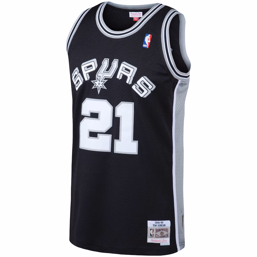 Tim Duncan, San Antonio Spurs, 1998/99, Noir