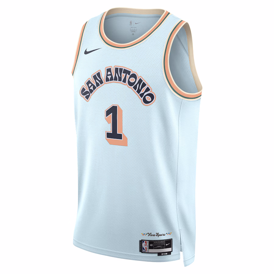 Victor Wembanyama San Antonio Spurs 2024/25 City Edition Trikot - Unisex