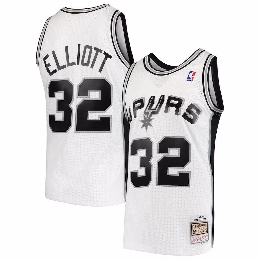 Sean Elliott, San Antonio Spurs, 1998/99 Classic Edition, White