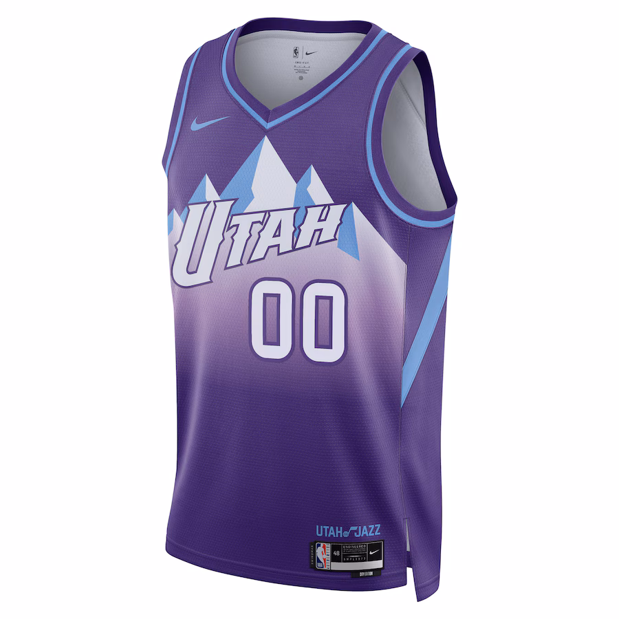 Utah Jazz 2024/25 Custom City Edition Purple