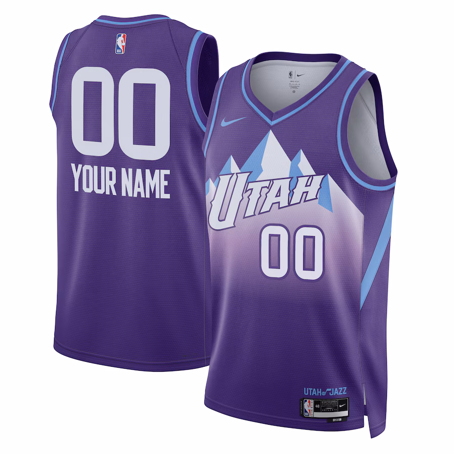 Utah Jazz 2024/25 Custom City Edition Purple